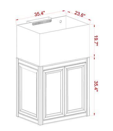 EXT 75 Gallon Complete Reef System – White