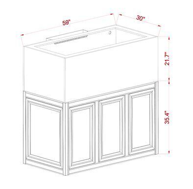 EXT 170 Gallon Complete Reef System – White