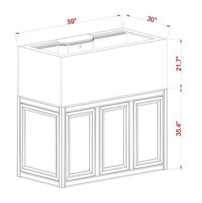 INT 170 Gallon Complete Reef System – Black