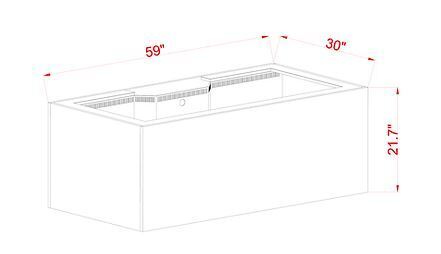 INT 170 Gallon Complete Reef System – White