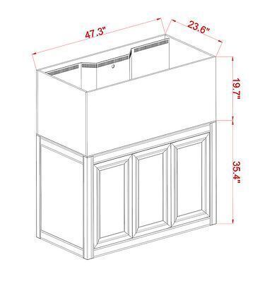 INT 100 Gallon Complete Reef System – Black