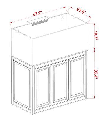 EXT 100 Gallon Complete Reef System – White