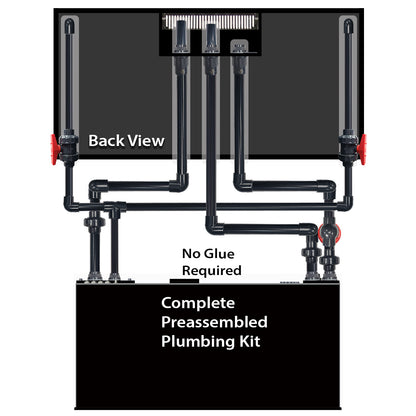 EXT 170 Gallon Complete Reef System – Black