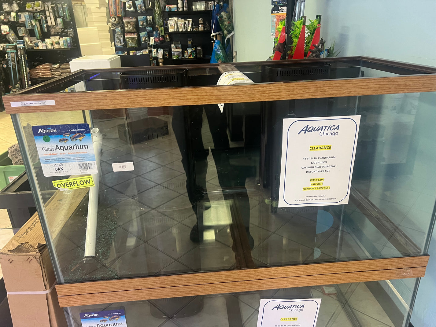 120 Gallon Aqueon 48 by 24 Reef Aquarium – Aquatica